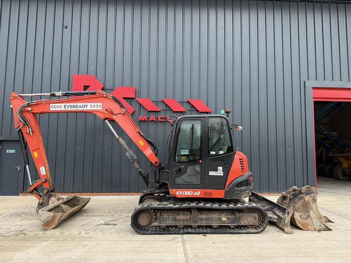 Used Kubota KX080-4 8t Mini Excavator