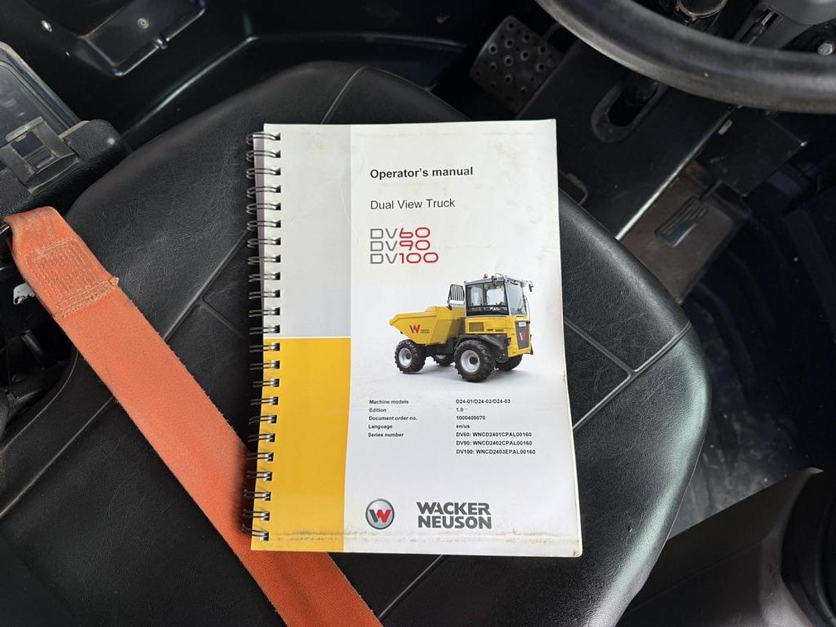 Used Wacker Neuson DV60 6t Dual View Swivel Dumper