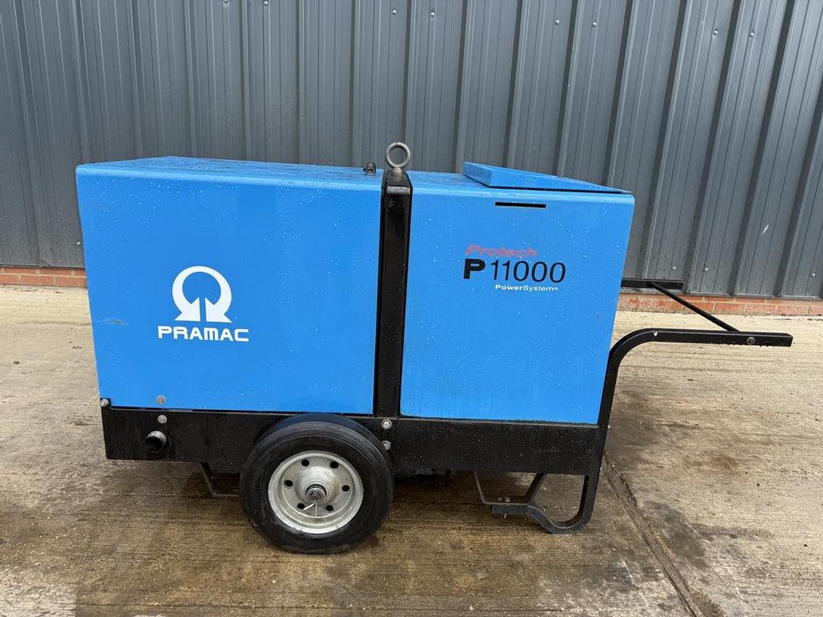 Used Pramac P11000 10 kVA Diesel Generator
