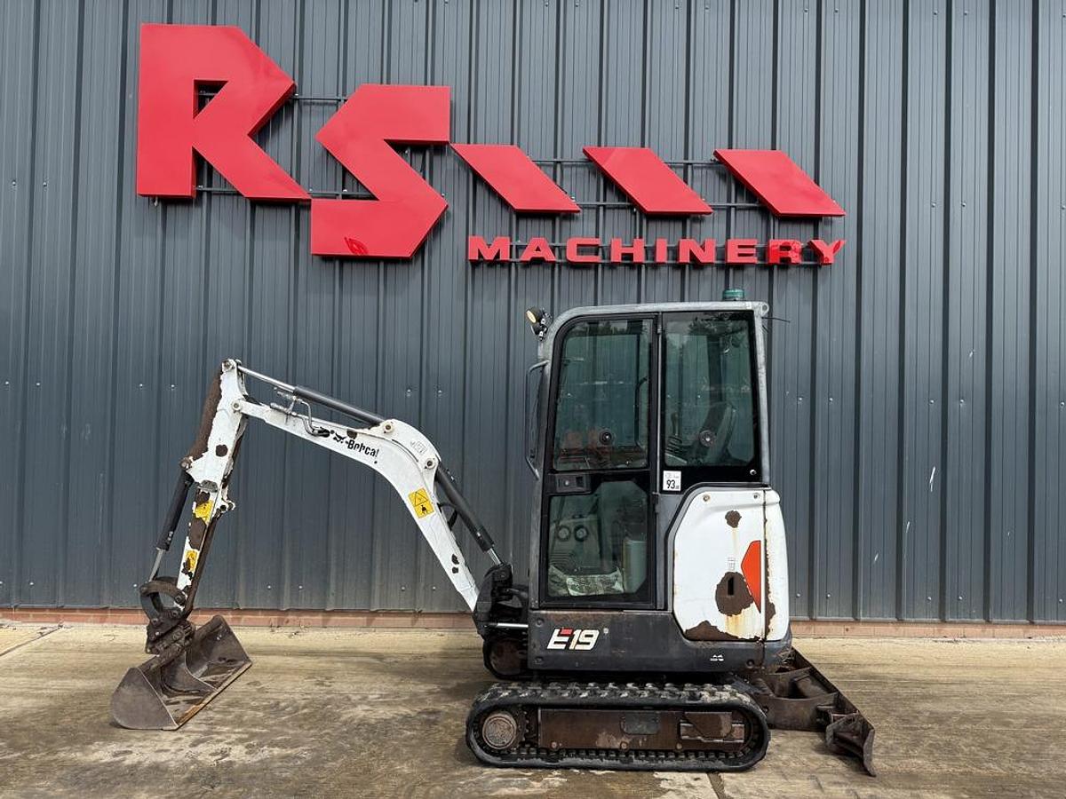Used Bobcat E19 2t Mini Excavator