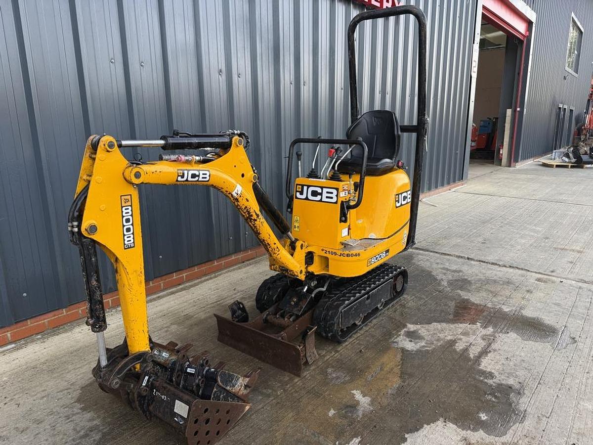 Used JCB 8008 CTS 1t Micro Excavator