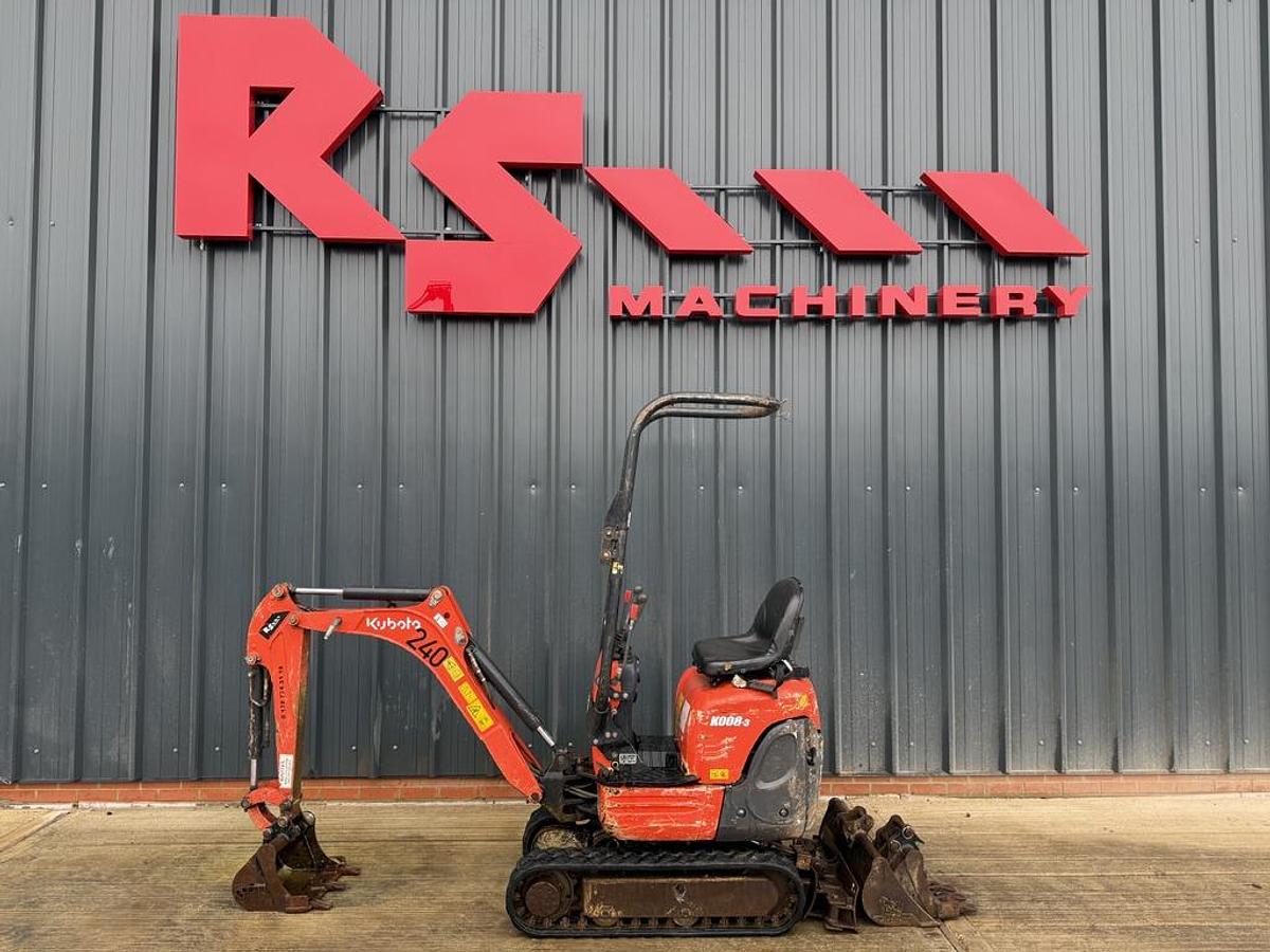 Used Kubota K008-3 1t Micro Excavator