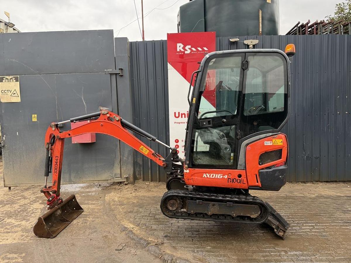 Used Kubota KX016-4 1.6t Mini Excavator