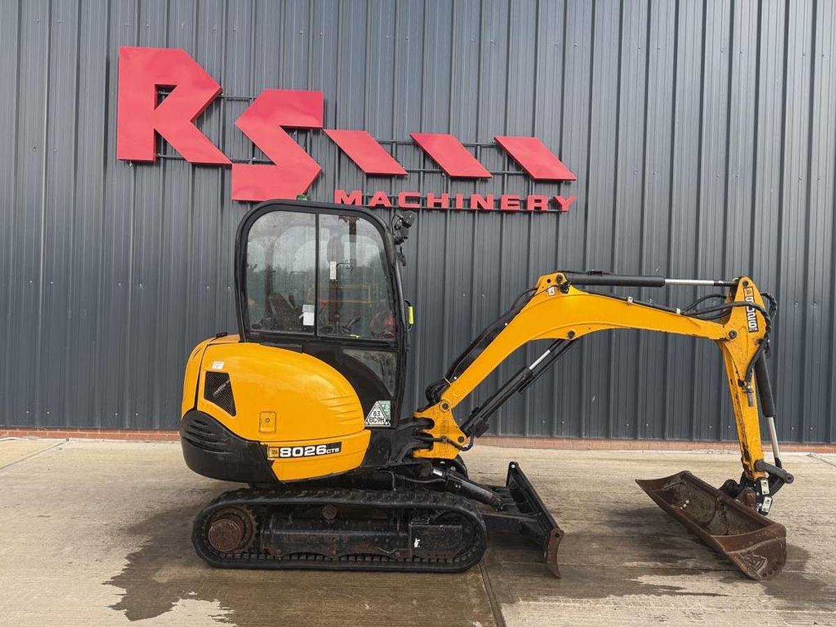 Used JCB 8026 CTS 2.8t Mini Excavator