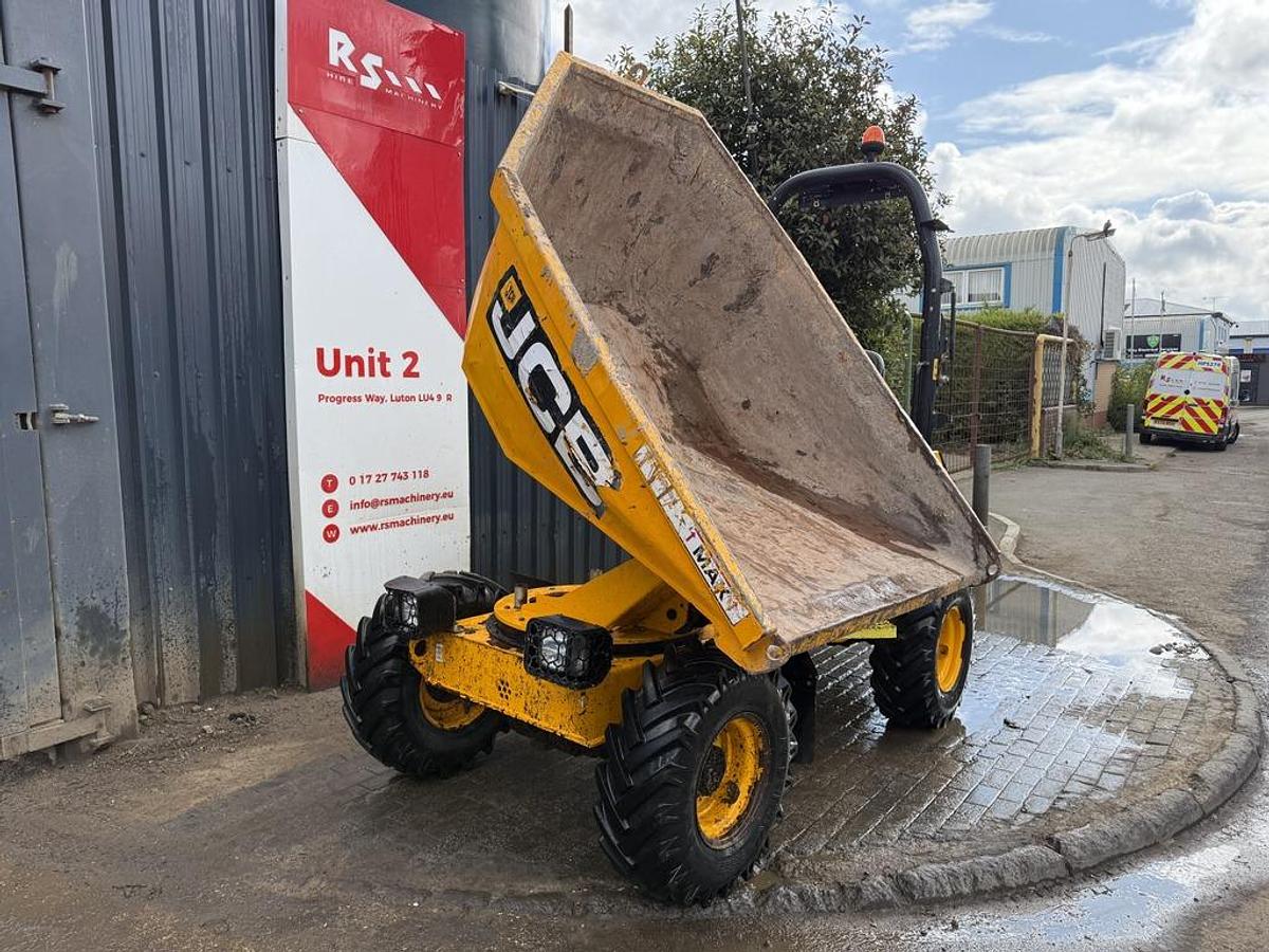 Used JCB 3T-2 ST 3 Ton Swivel Dumper