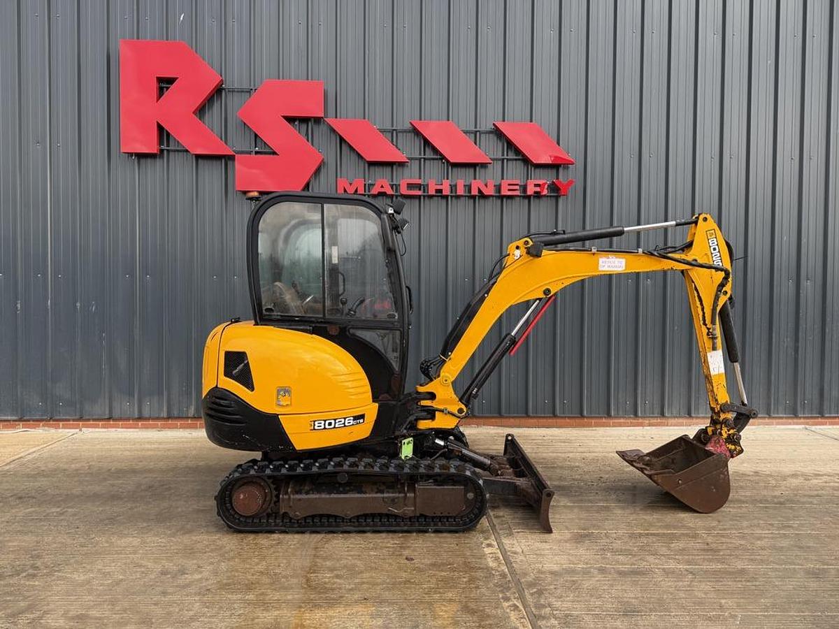Used JCB 8026 CTS 2.8t Mini Excavator