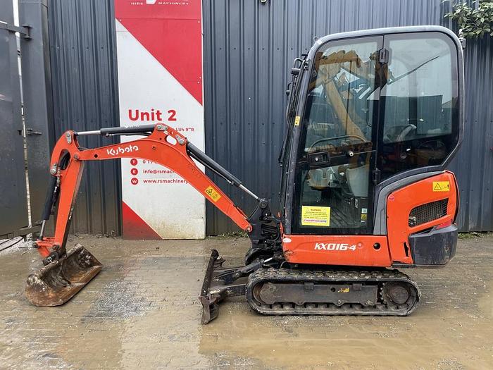 Used Kubota KX016-4 1.6t Mini Excavator
