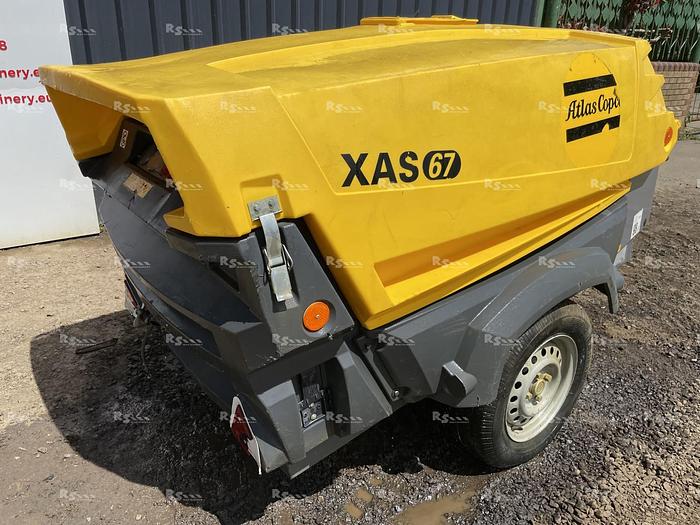 Used ATLAS COPCO XAS67 KD