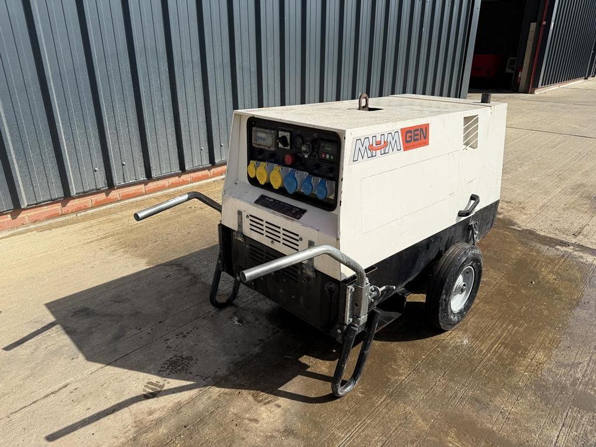 Used MHM MG 10000 SSKH-V 10 kVA Diesel Generator