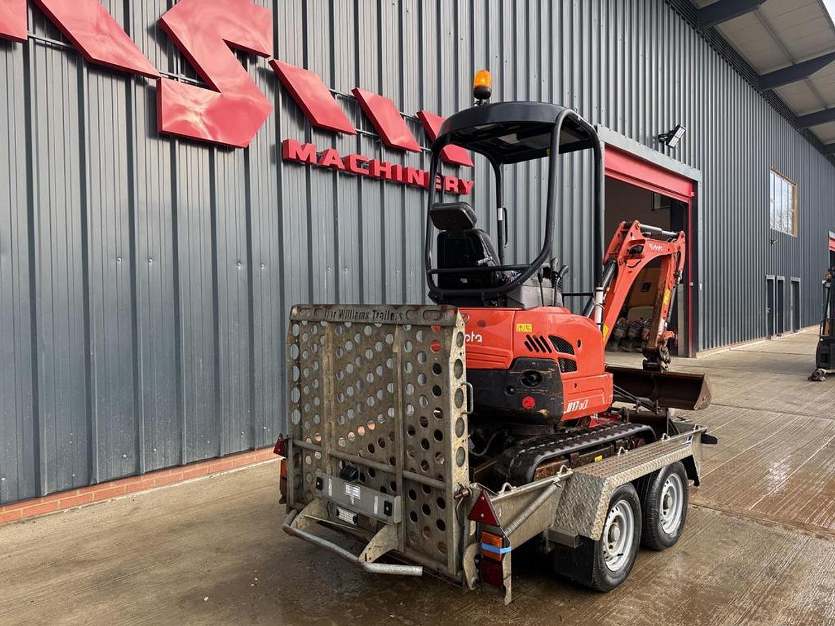 Used Kubota U17-3 1,7t Mini Excavator +Trailer +Breaker