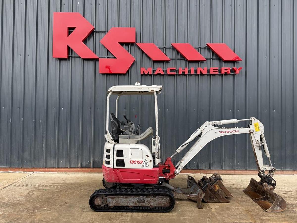 Used Takeuchi TB215R 1.6t Mini Excavator