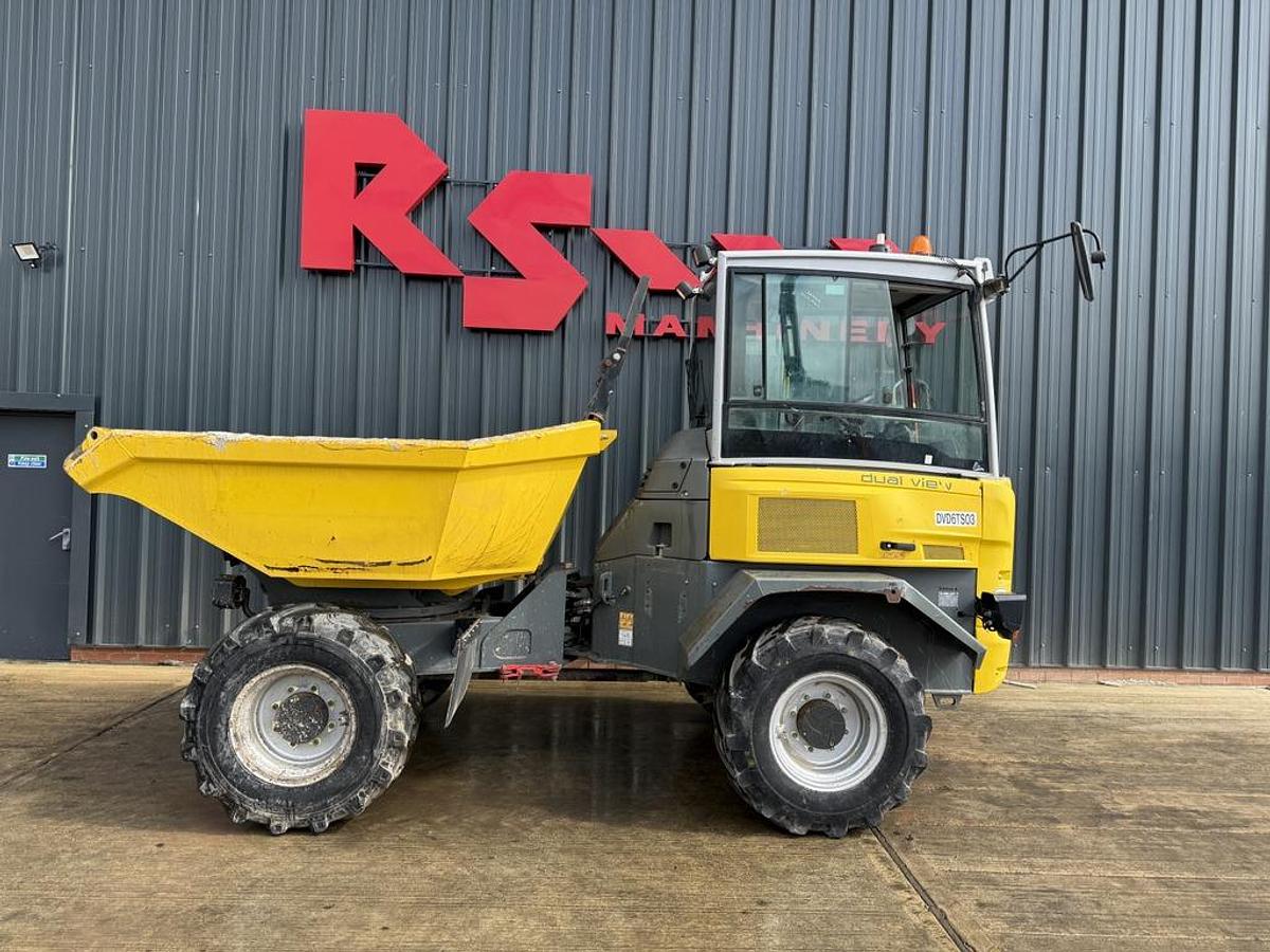 Used Wacker Neuson DV60 6t Dual View Swivel Dumper
