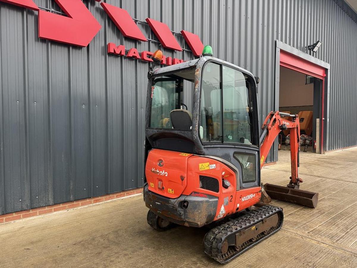Used Kubota KX019-4 1.9t Mini Excavator