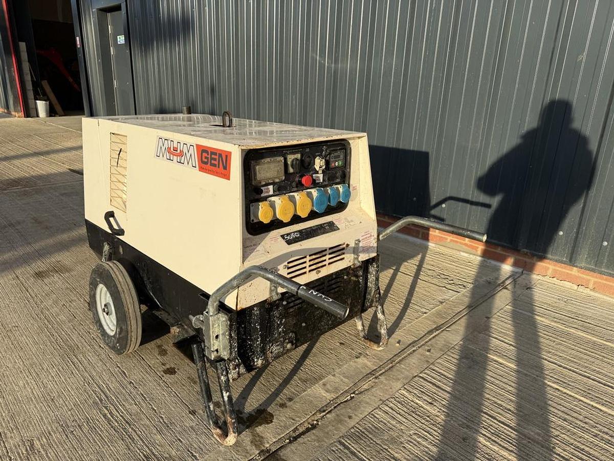 Used MHM MG 10000 SSKH-V 10 kVA Diesel Generator