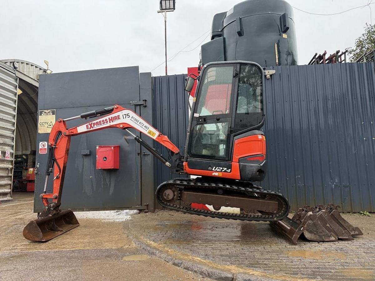 Used Kubota U27-4 2.7t Mini Excavator