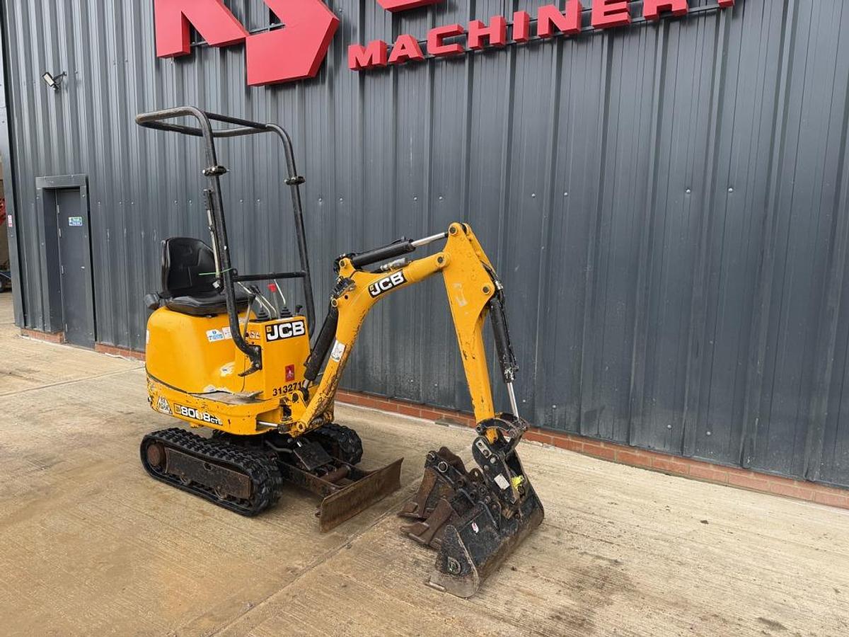 Used JCB 8008 CTS 1t Micro Excavator