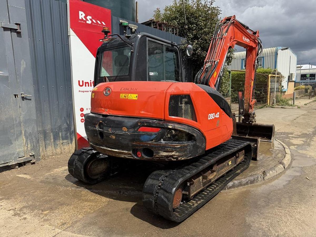 Used Kubota KX080-4 8t Mini Excavator