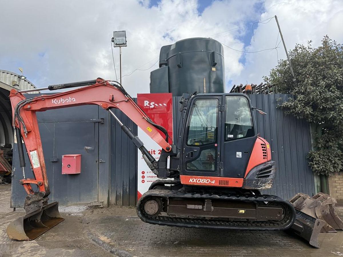 Used Kubota KX080-4 8t Mini Excavator