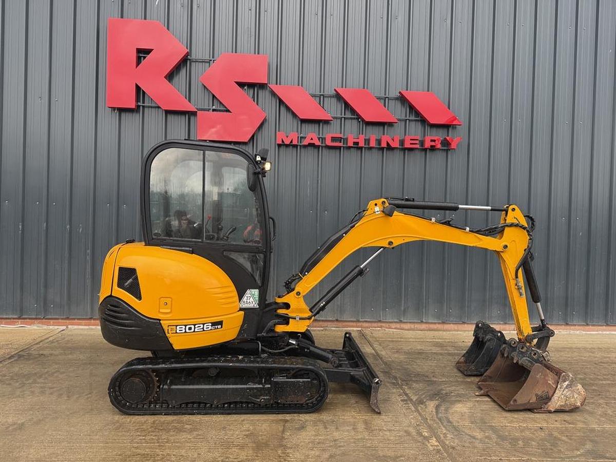 Used JCB 8026 CTS 2.8t Mini Excavator
