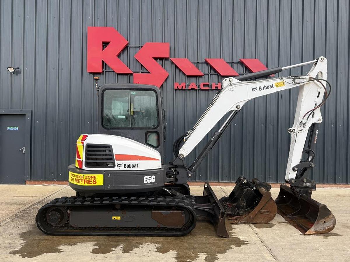 Used Bobcat E50 5t Mini Excavator