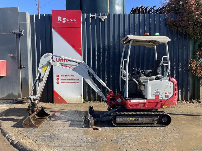 Used Takeuchi TB216 1.8t Mini Excavator