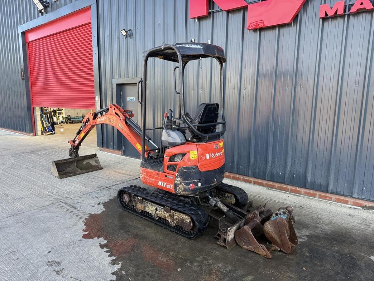 Used Kubota U17-3 1,7t Mini Excavator