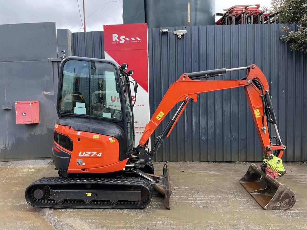 Used Kubota U27-4 2.7t Mini Excavator