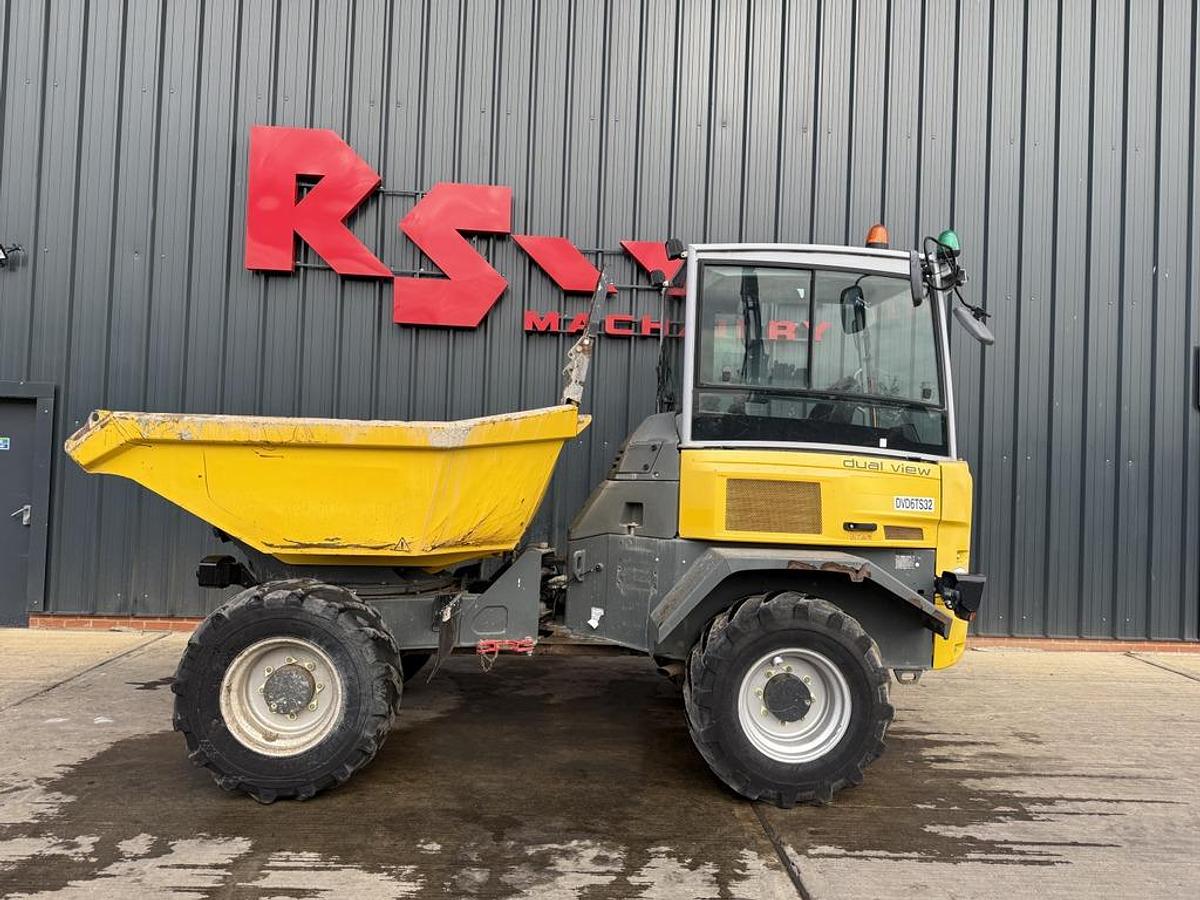 Used Wacker Neuson DV60 6t Dual View Swivel Dumper