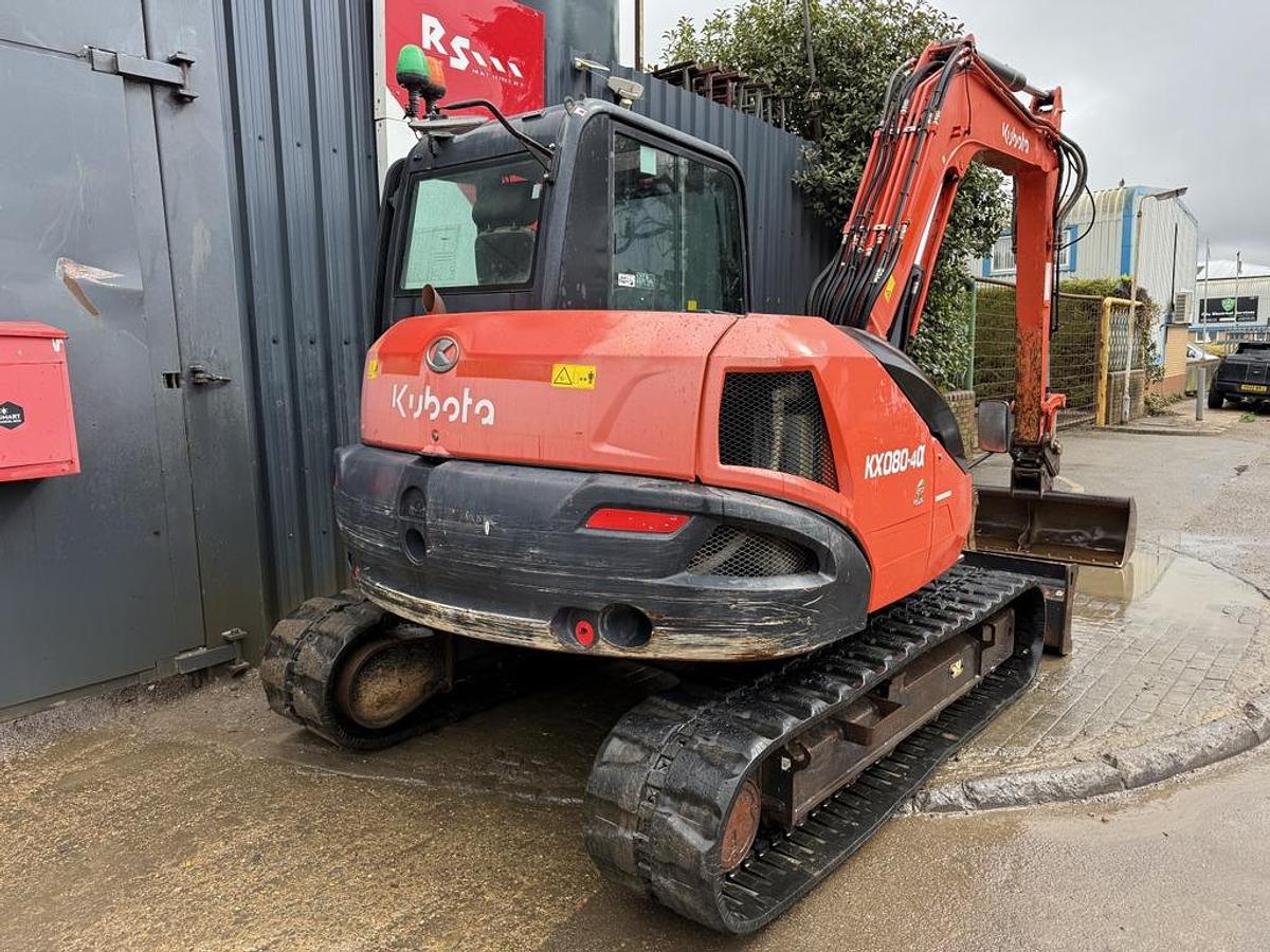 Used Kubota KX080-4 8t Mini Excavator
