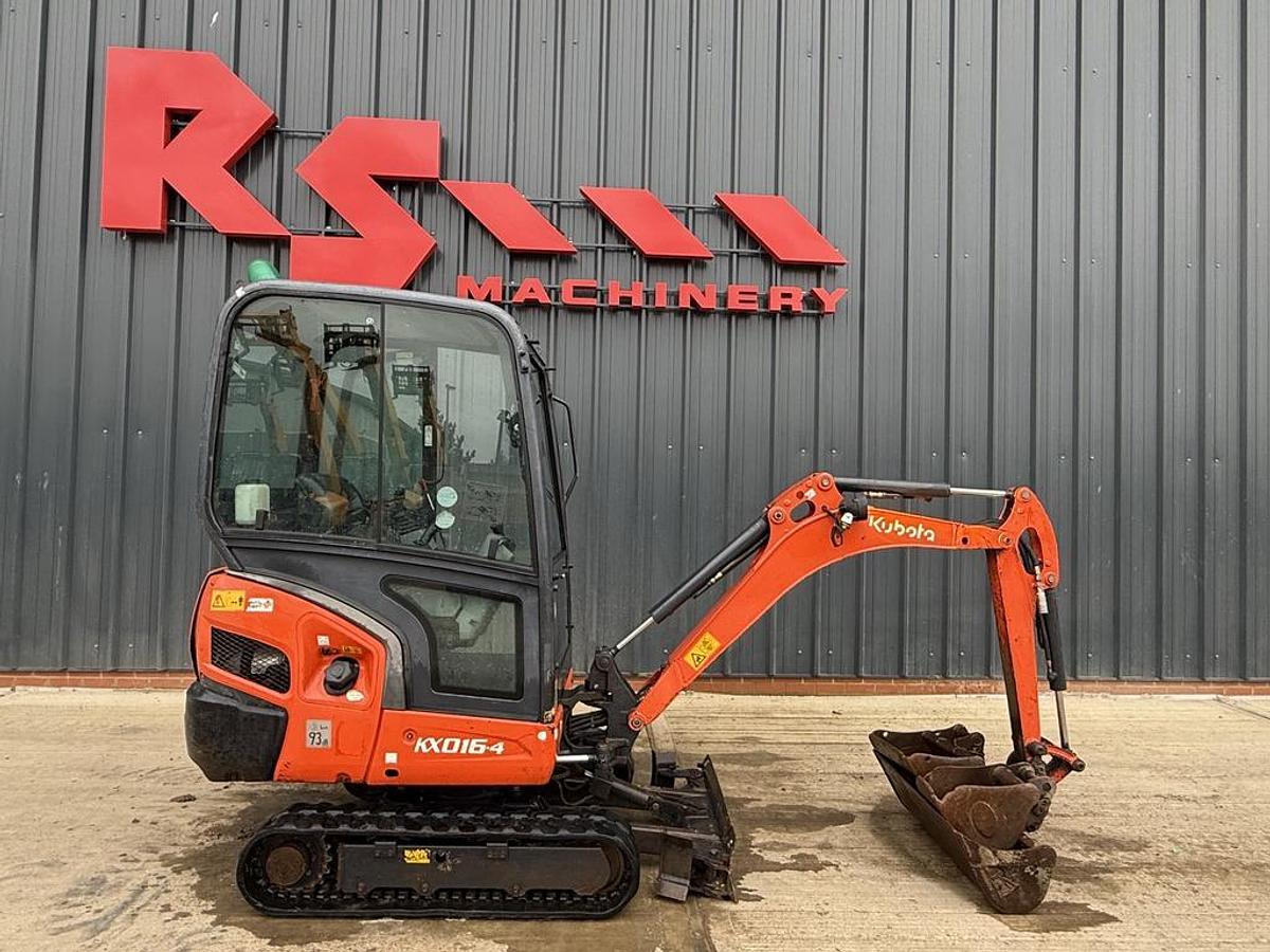 Used Kubota KX016-4 1.6t Mini Excavator