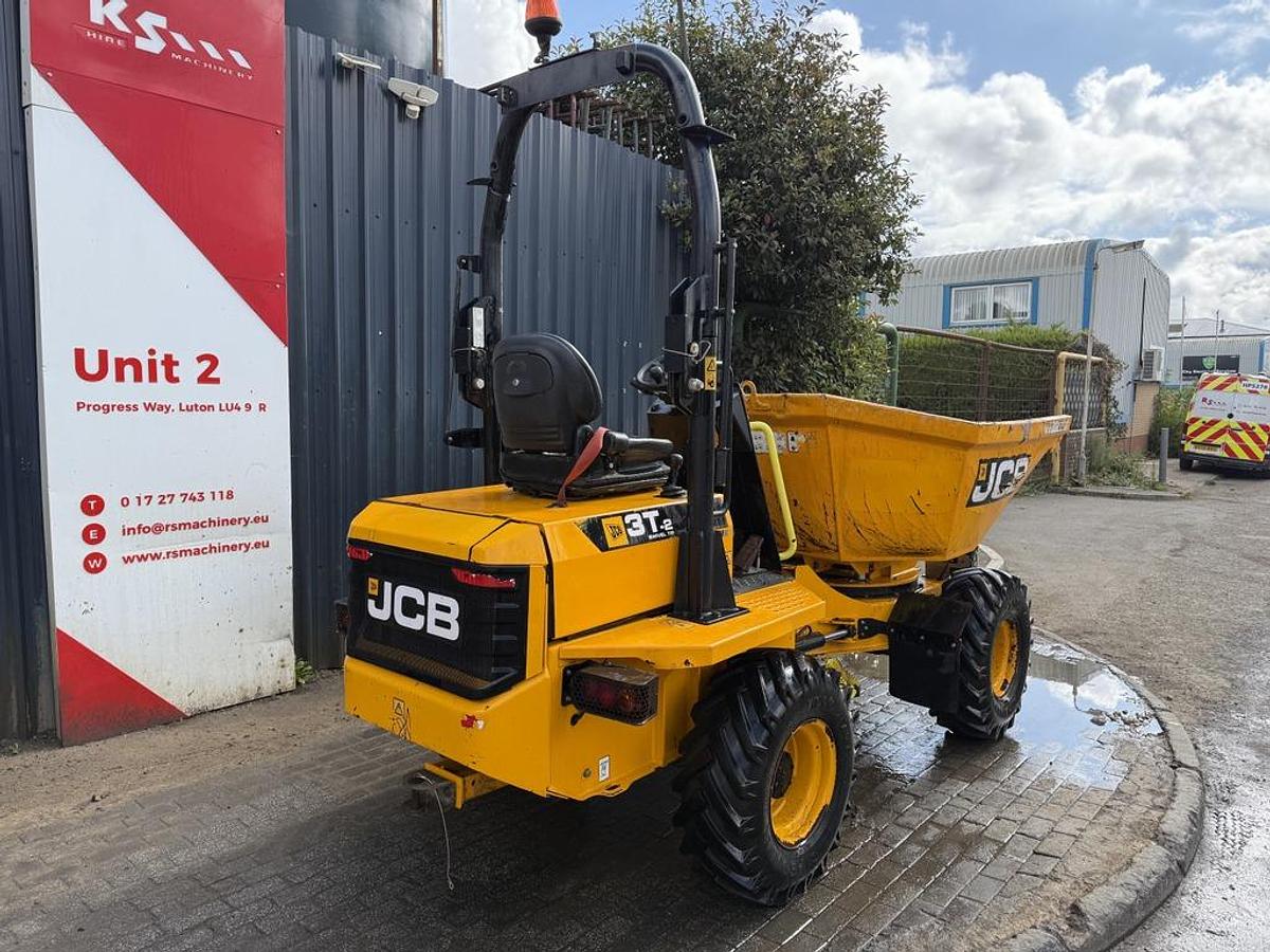 Used JCB 3T-2 ST 3 Ton Swivel Dumper