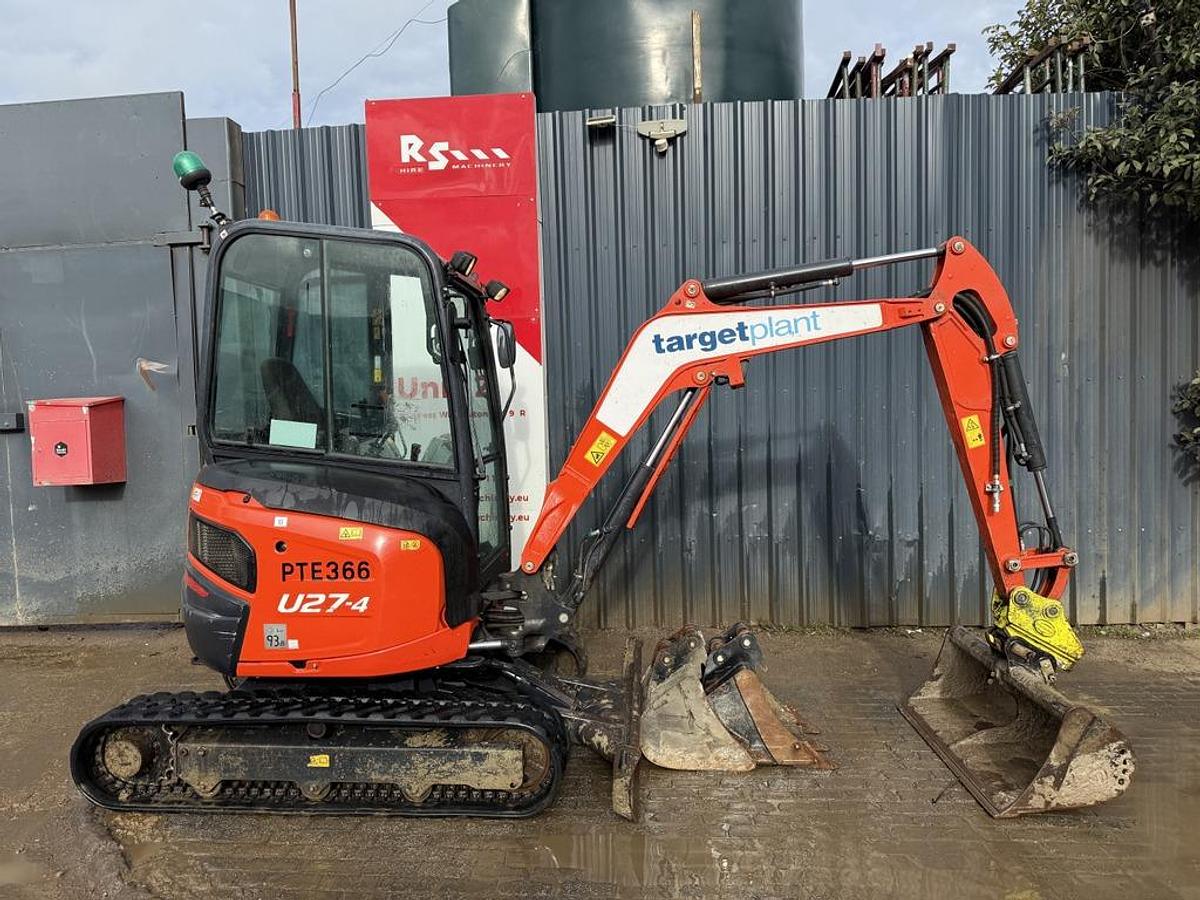 Used Kubota U27-4 2.7t Mini Excavator