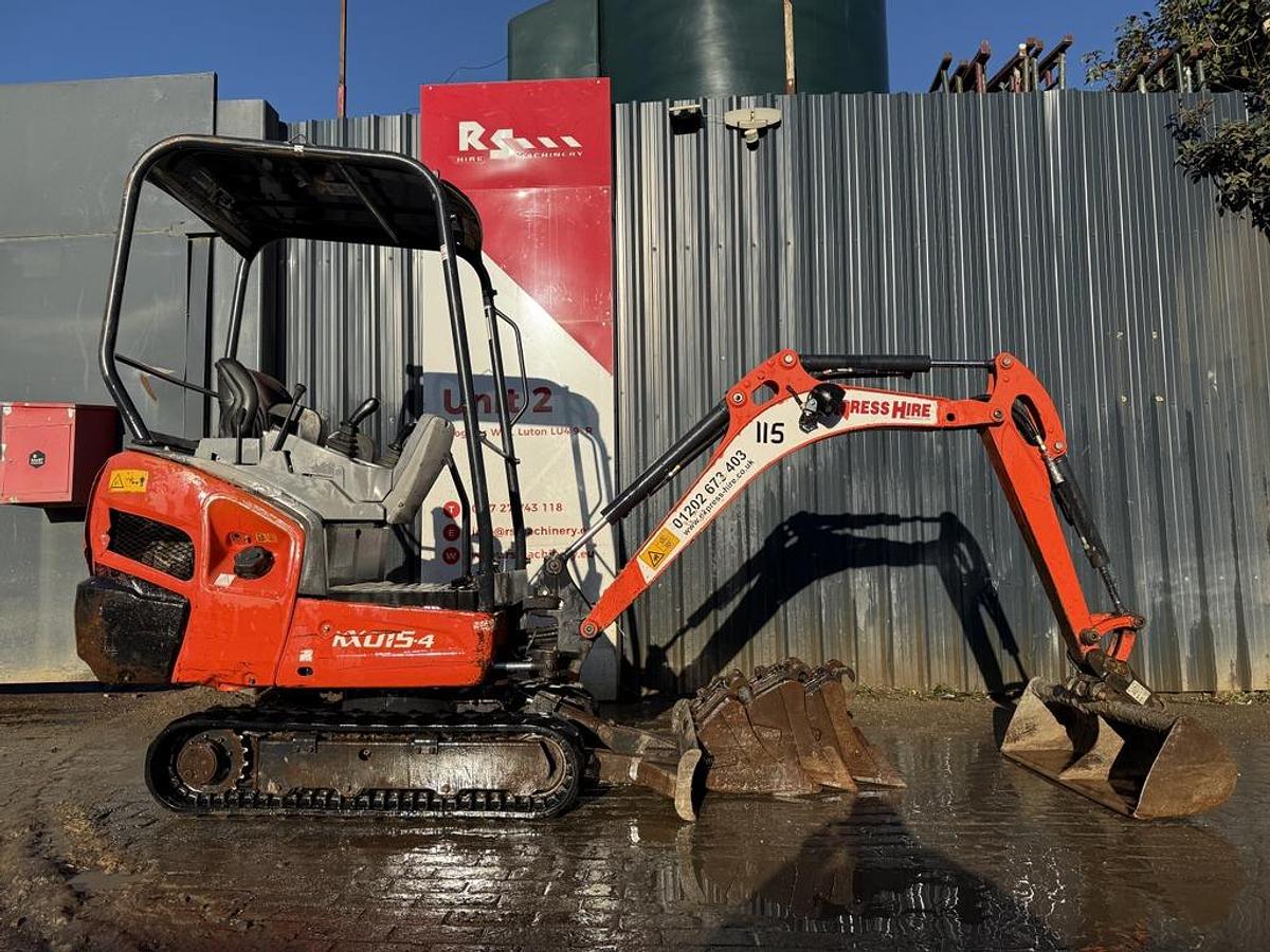 Used Kubota KX015-4 1.5t Mini Excavator