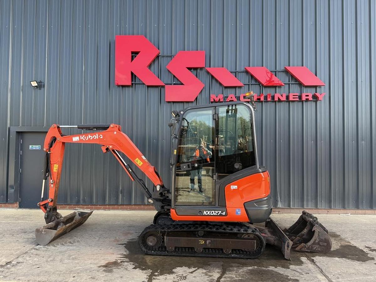 Used Kubota KX027-4 2.7t Mini Excavator