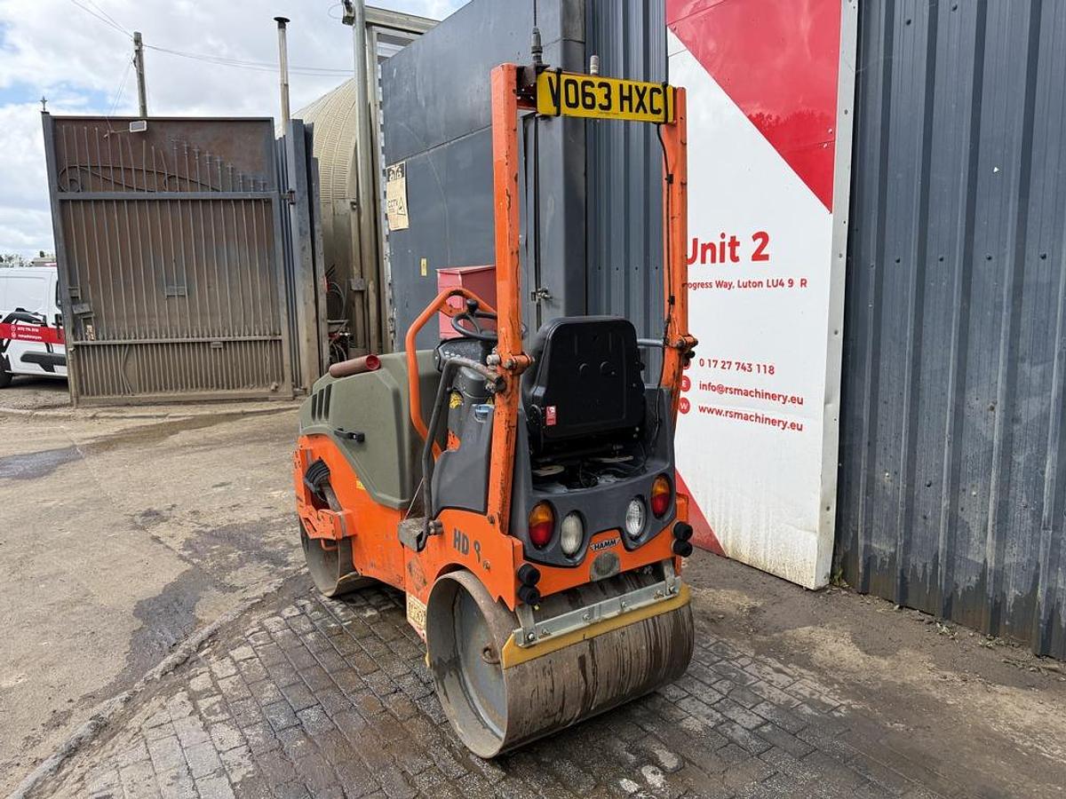 Used Hamm HD 8 1.6t Roller