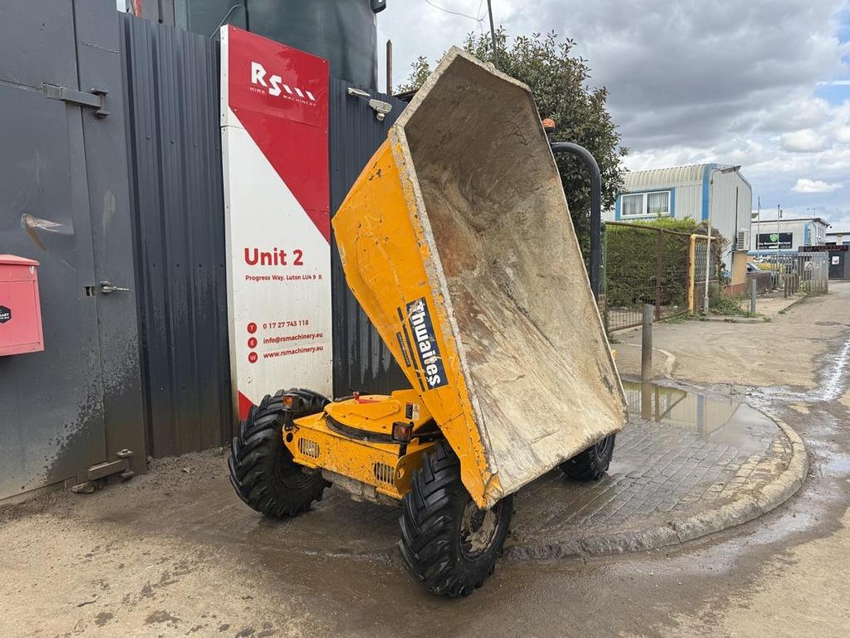 Used Thwaites 3 Tonne Hydrostatic Swivel Dumper