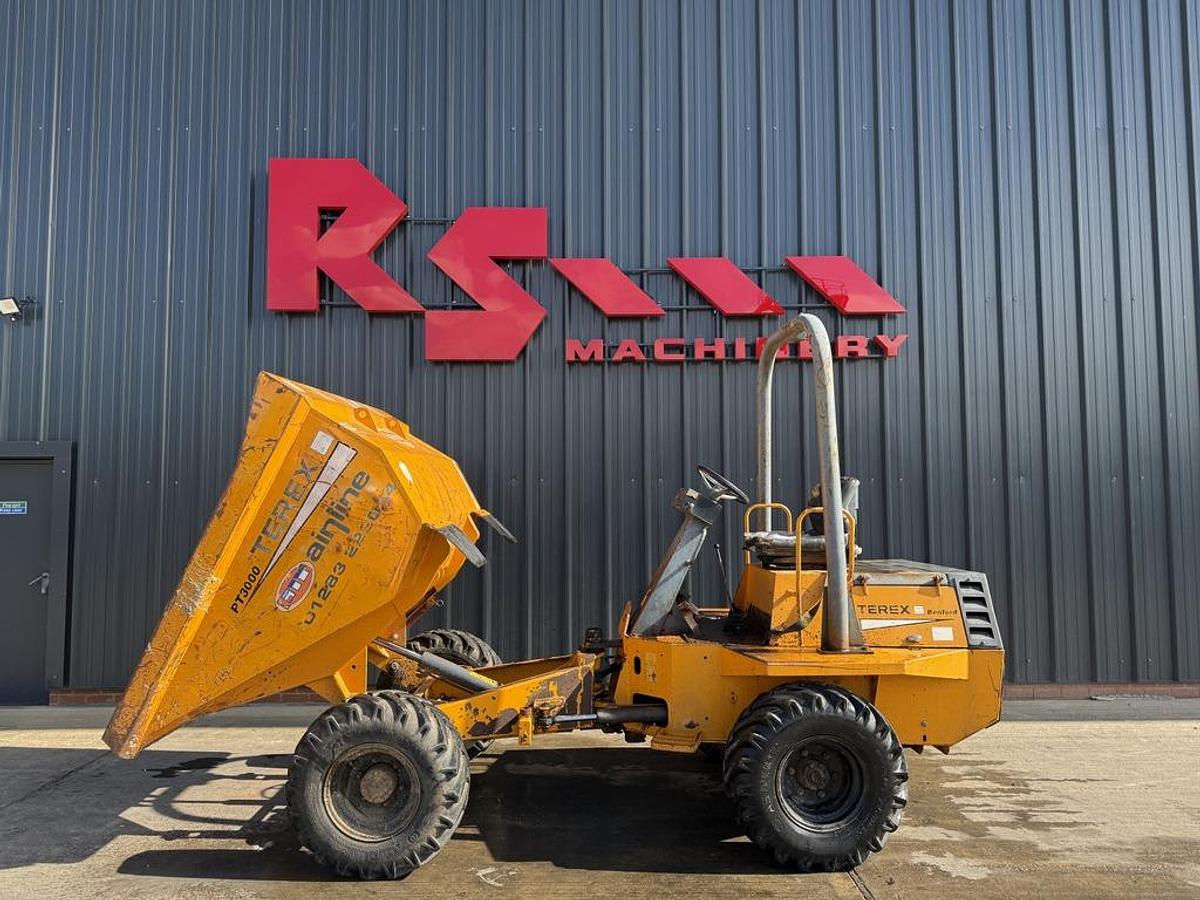 Used Terex Benford PT3000 3 Ton Dumper