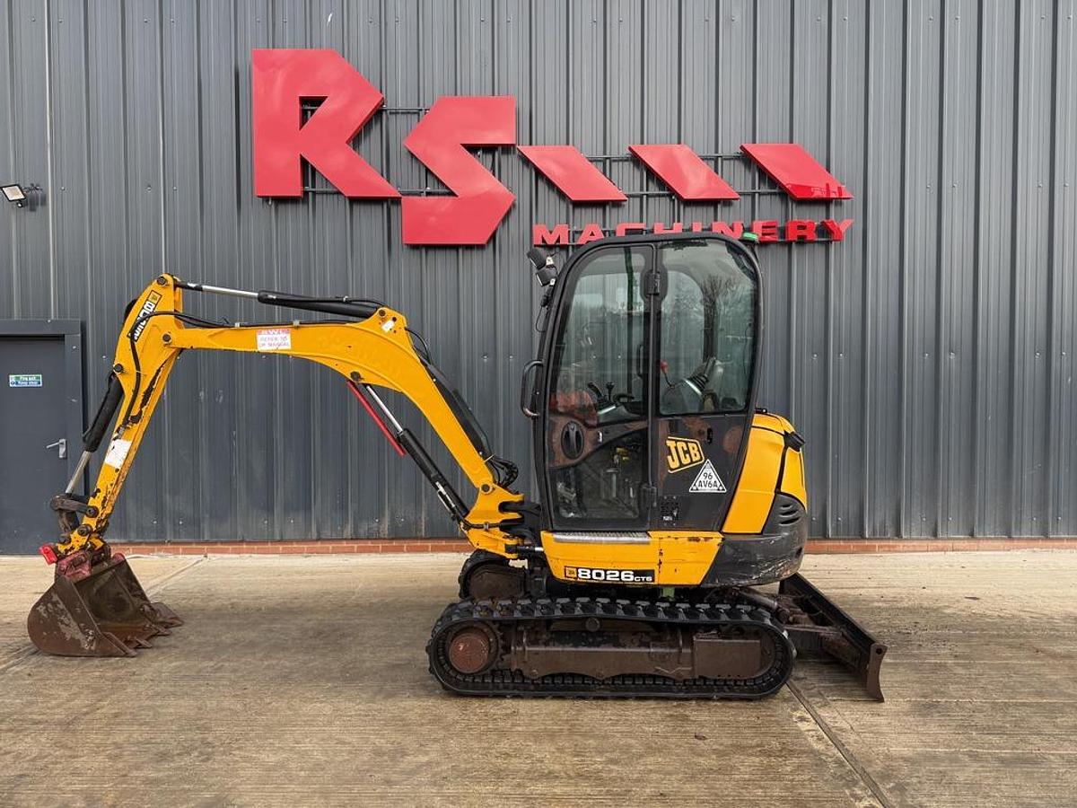Used JCB 8026 CTS 2.8t Mini Excavator
