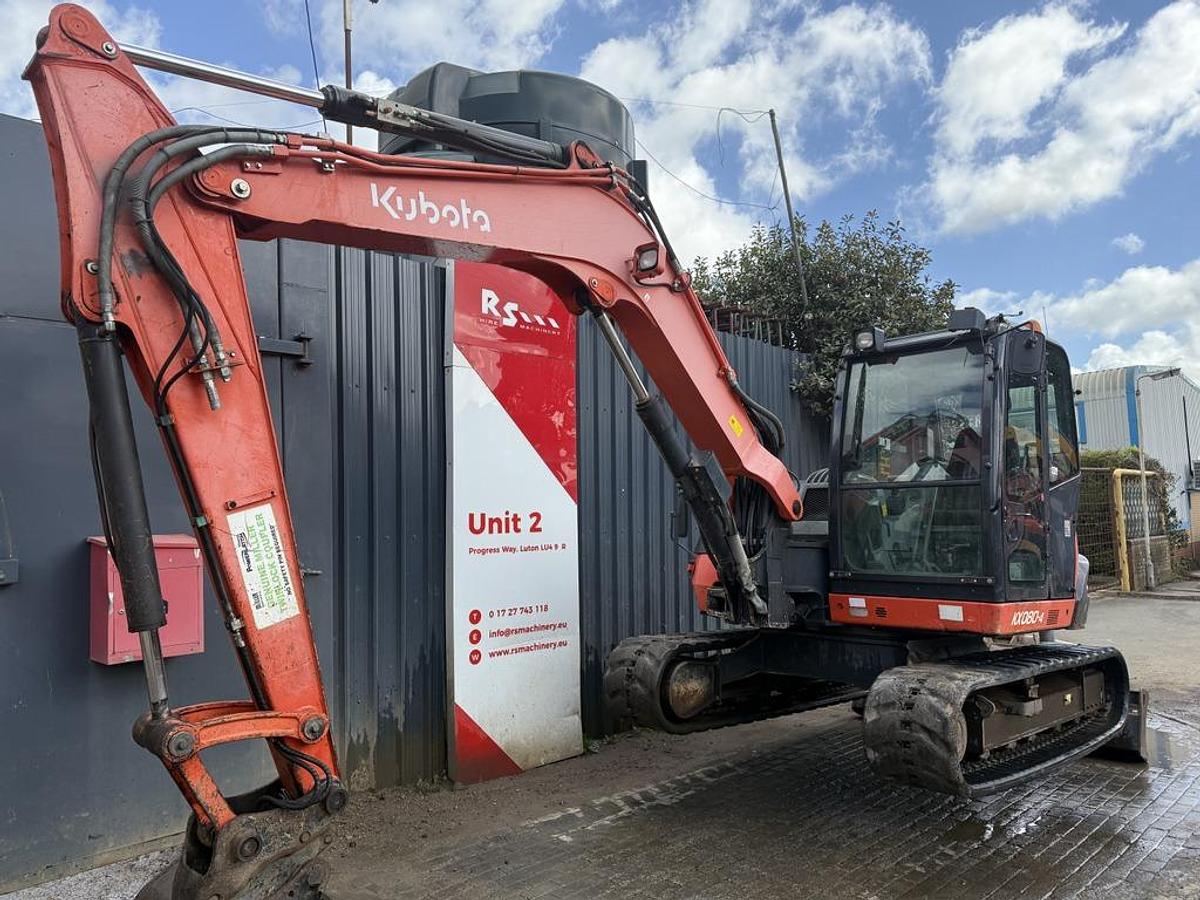 Used Kubota KX080-4 8t Mini Excavator