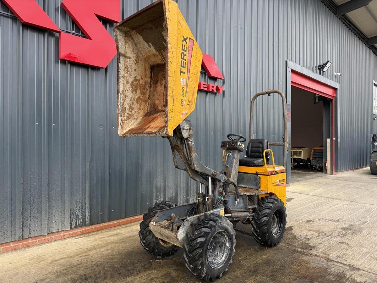 Used Terex Benford HD1000 1 Ton High Tip Dumper