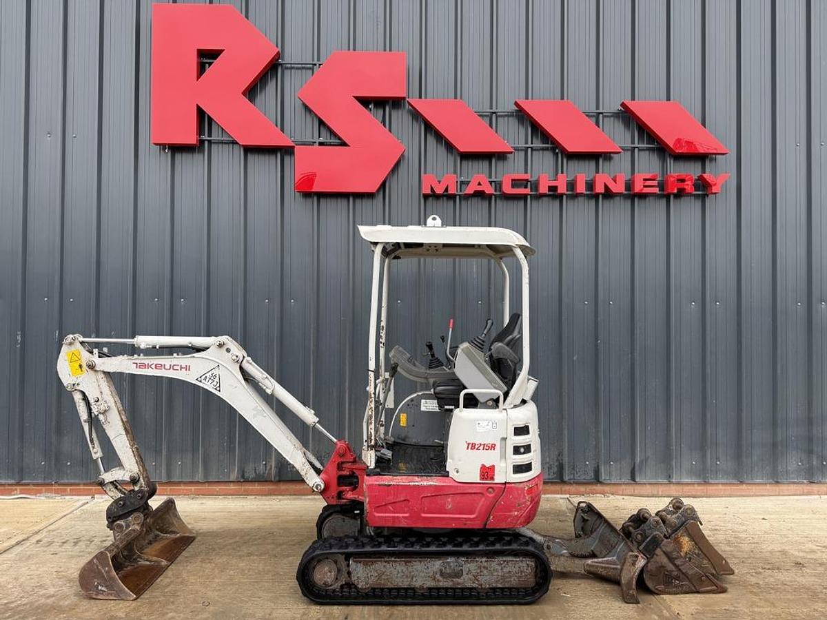 Used Takeuchi TB215R 1.6t Mini Excavator