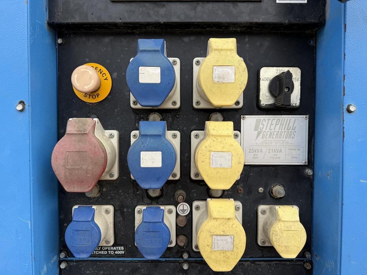 Used Stephill Generators SSDK25 25kVA Diesel Generator