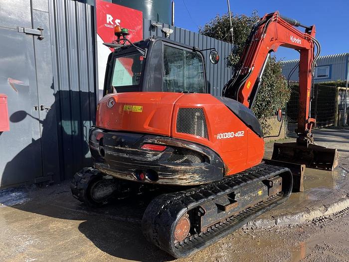 Used KUBOTA KX080-4