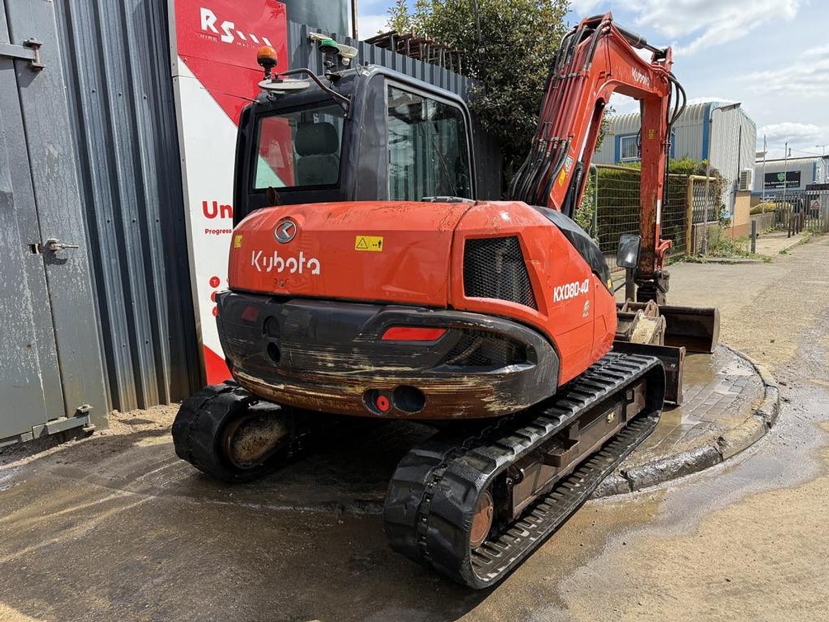 Used Kubota KX080-4 8t Mini Excavator