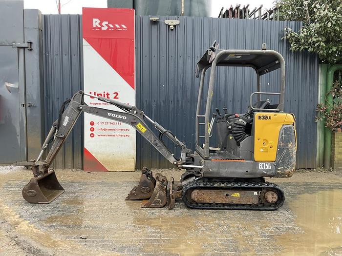 Used Volvo EC15D 1.6t Mini Excavator