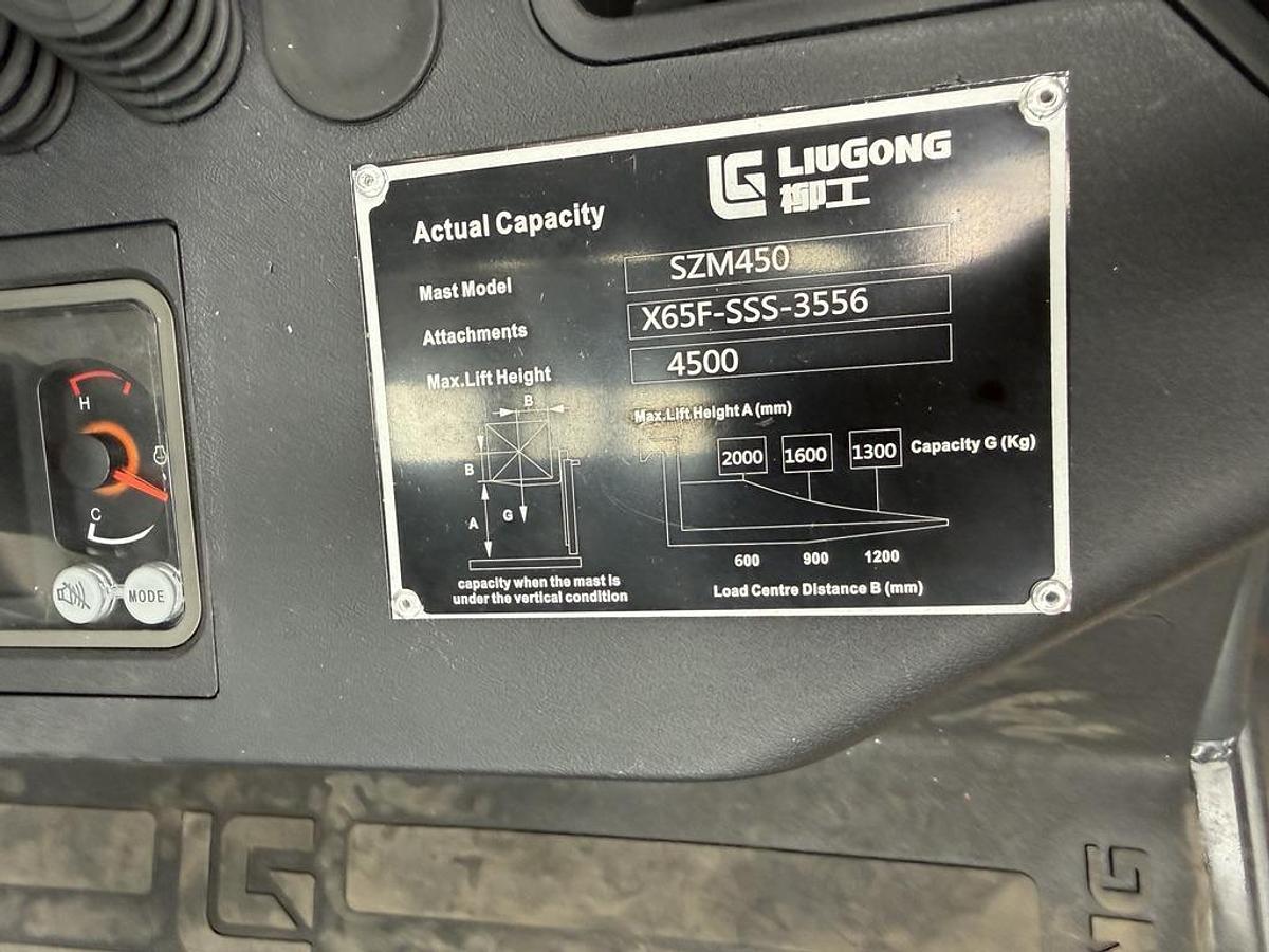 Used LiuGong CLG2030H-RT4 3t Rough Terrain Forklift