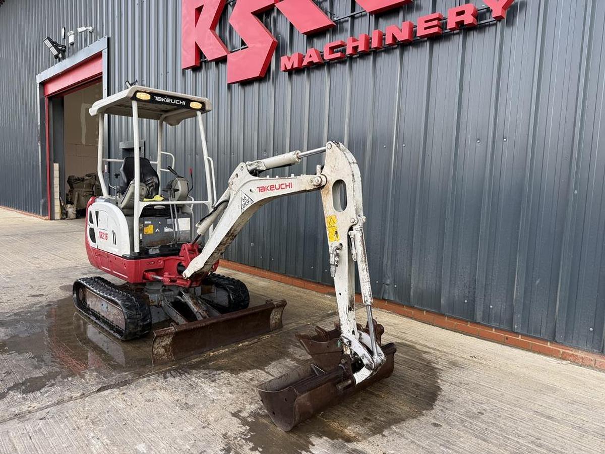 Used Takeuchi TB216 1.8t Mini Excavator