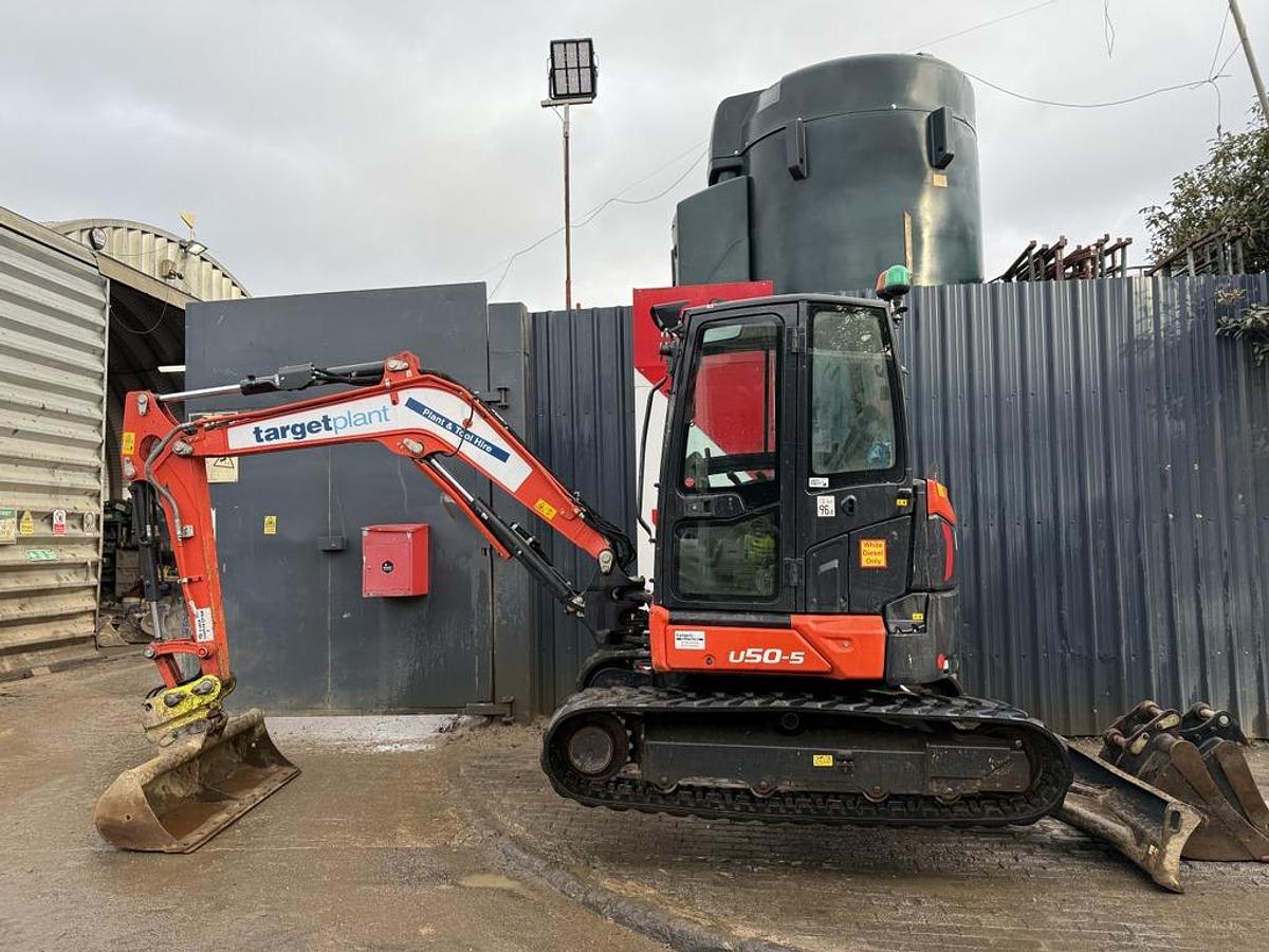 Used Kubota U50-5 5t Mini Excavator