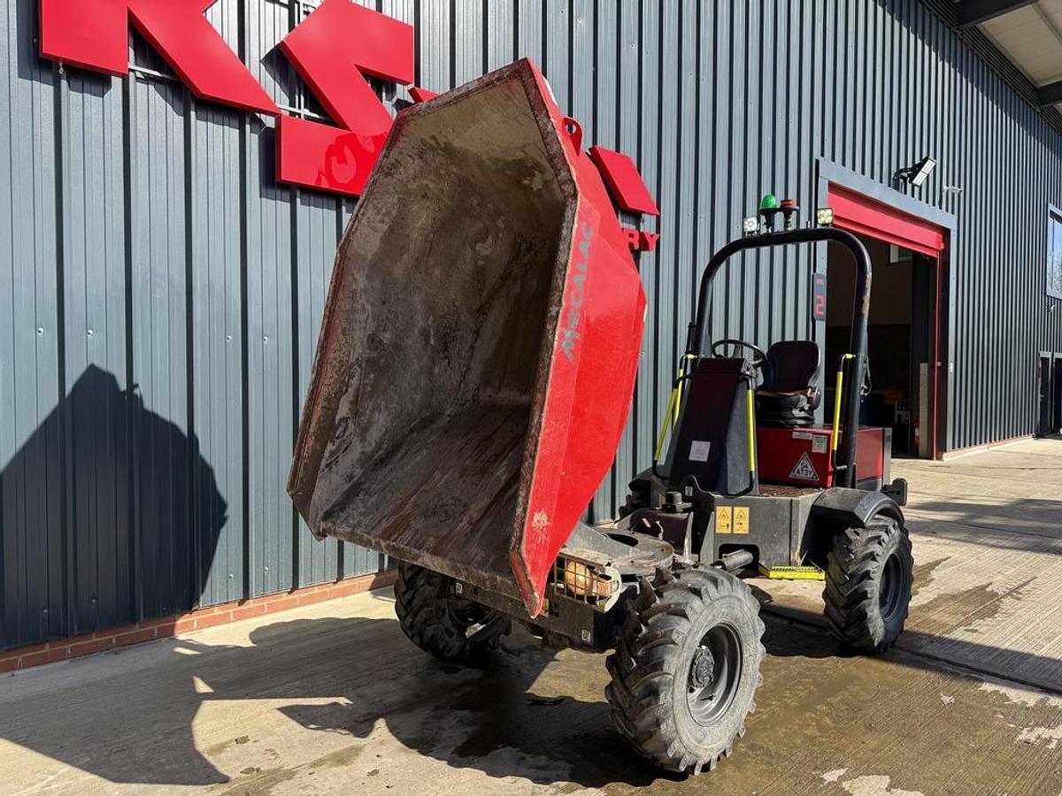 Used Mecalac TA3s 3 Ton Swivel Dumper