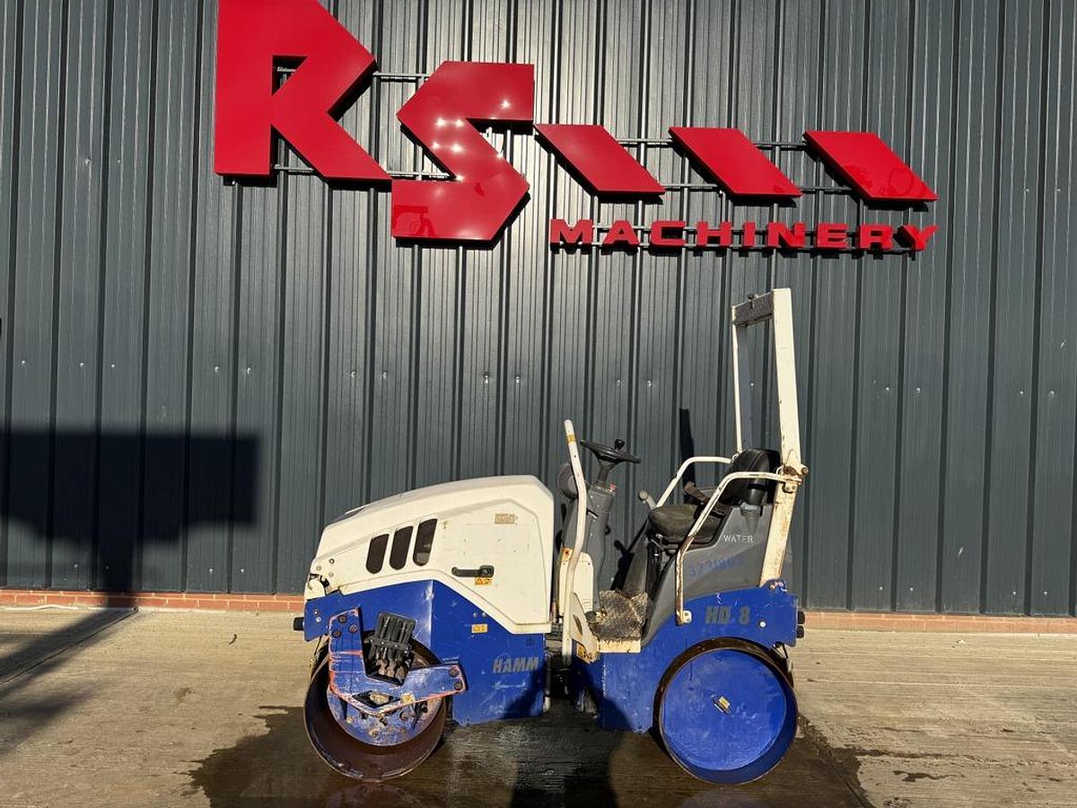 Used Hamm HD 8 VV 1.6t Roller